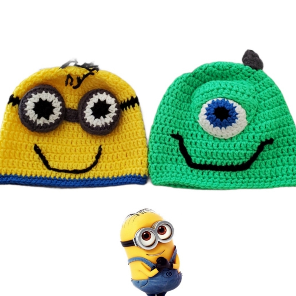Two Handmade Crochet Hats